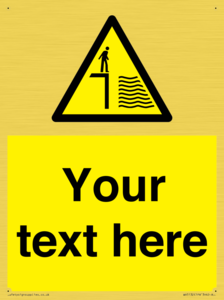 Custom Deep Water Sign